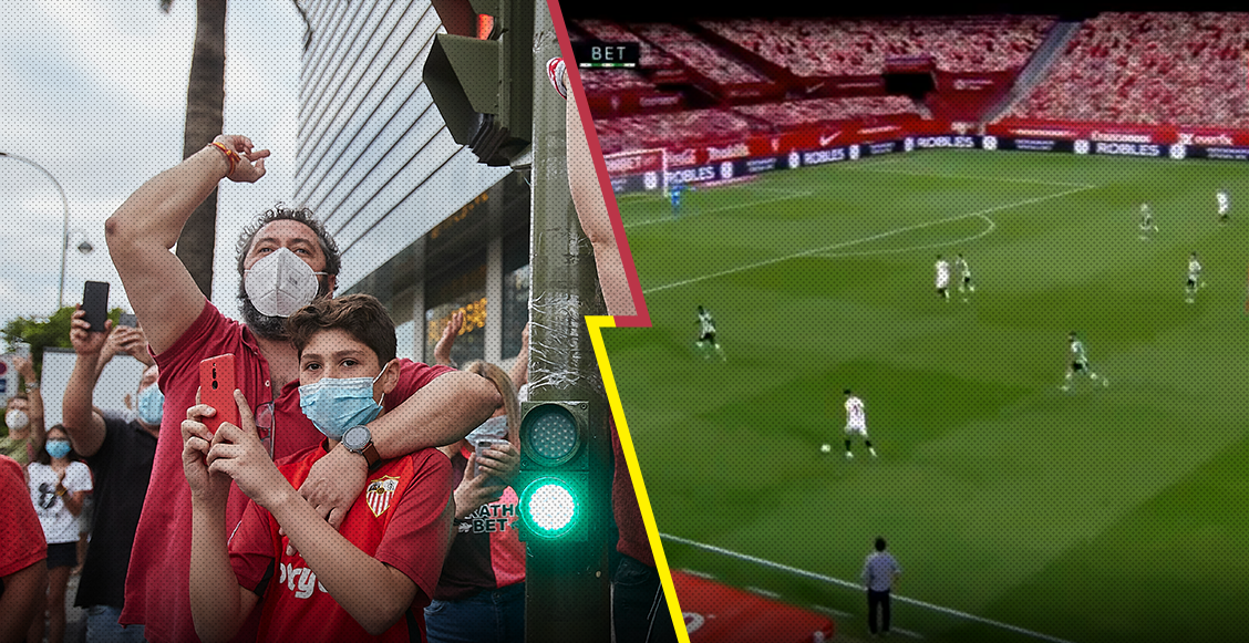 Aglomeraciones fuera del estadio, afición digital y Michael Robinson: Lo que no se vio del Sevilla vs Betis