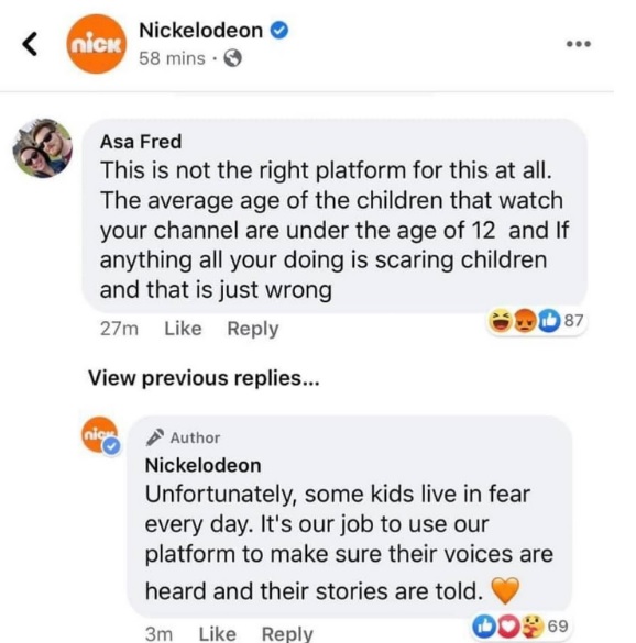 Nickelodeon pone fin a la polémica por su vídeo 'I Can't Breathe'