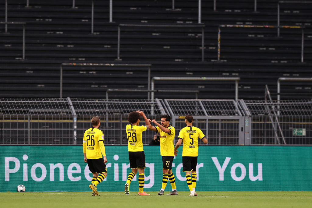 El mensaje contra el racismo y la necesidad de milagro: Borussia Dortmund venció al Hertha Berlín