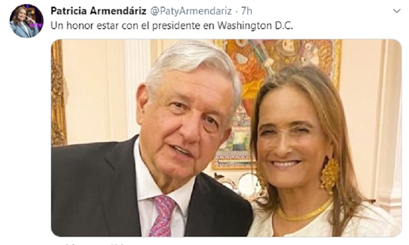Ptricia Armendáriz / AMLO