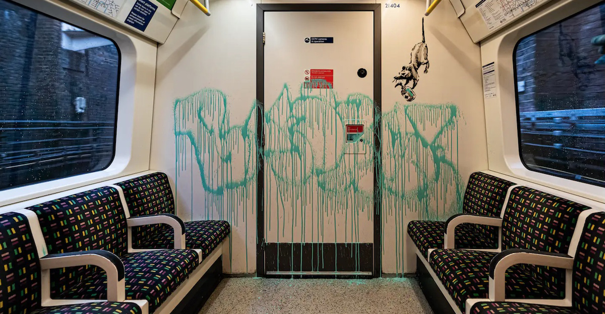 Limpian la ultima obra de Banksy sin saber que se trataba de su trabajo