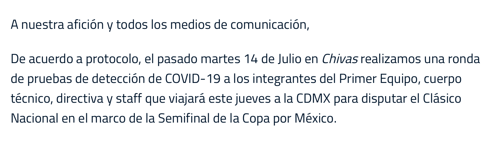 ¡Alerta rojiblanca! Chivas anunció que Luis Fernando Tena dio positivo por coronavirus