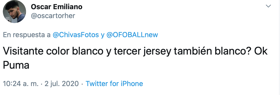 Único y polémico: Este sería el jersey de visitante de Chivas para el Apertura 2020