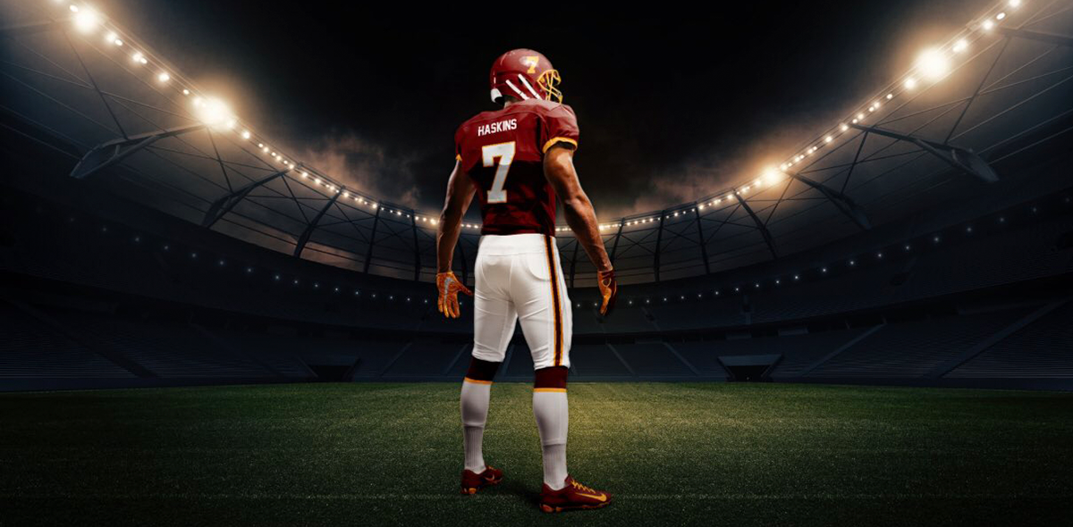 Nombre, uniformes y cascos: Así jugará Washington en la NFL