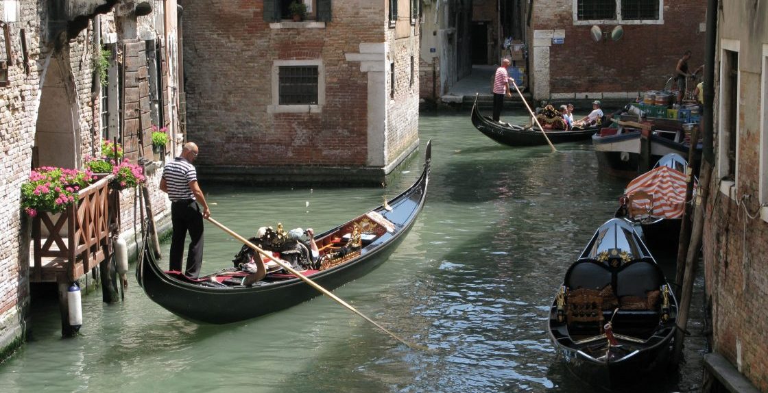 Góndolas en Venecia