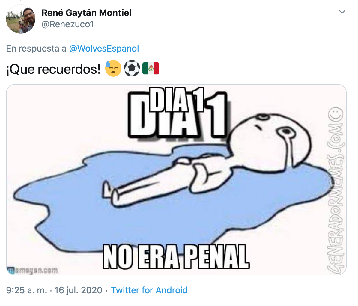 #NoEraPenal y así reaccionó la afición mexicana