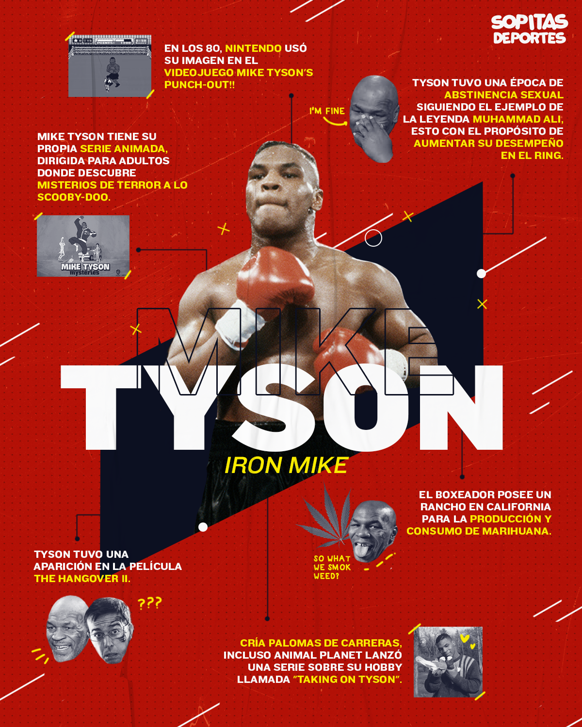 Mike Tyson y el día que tocó fondo tras golpear a 7 mujeres "por estar paranoico"