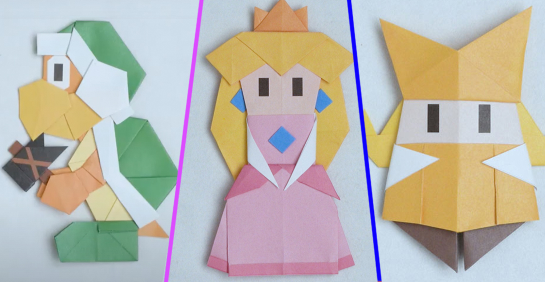 Éntrale con todo a 'Paper Mario: The Origami King' con estos tutoriales para crear tus personajes de papel
