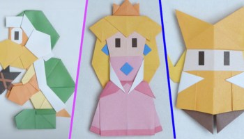 Éntrale con todo a 'Paper Mario: The Origami King' con estos tutoriales para crear tus personajes de papel