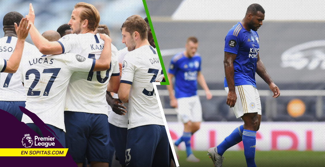 Leicester cayó ante el Tottenham y peligra su clasificación a Champions League
