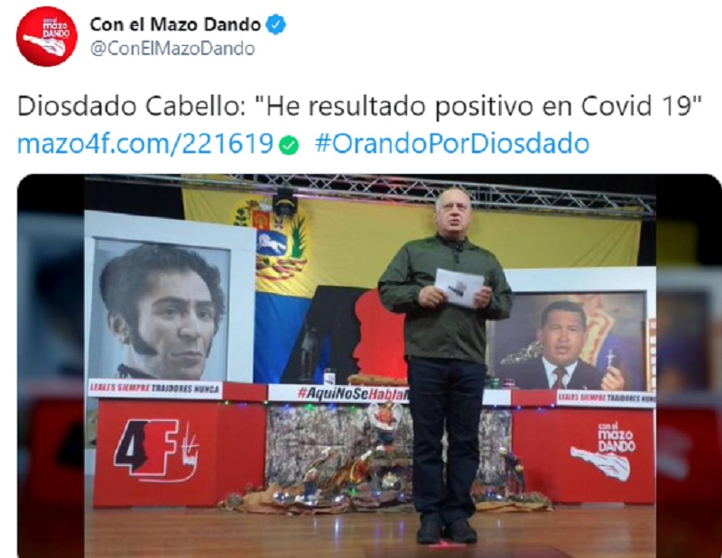 Diosdado Cabello COVID-19