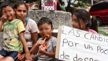 La otra realidad: Familia cambia casitas de cartón por comida en las calles de la CDMX