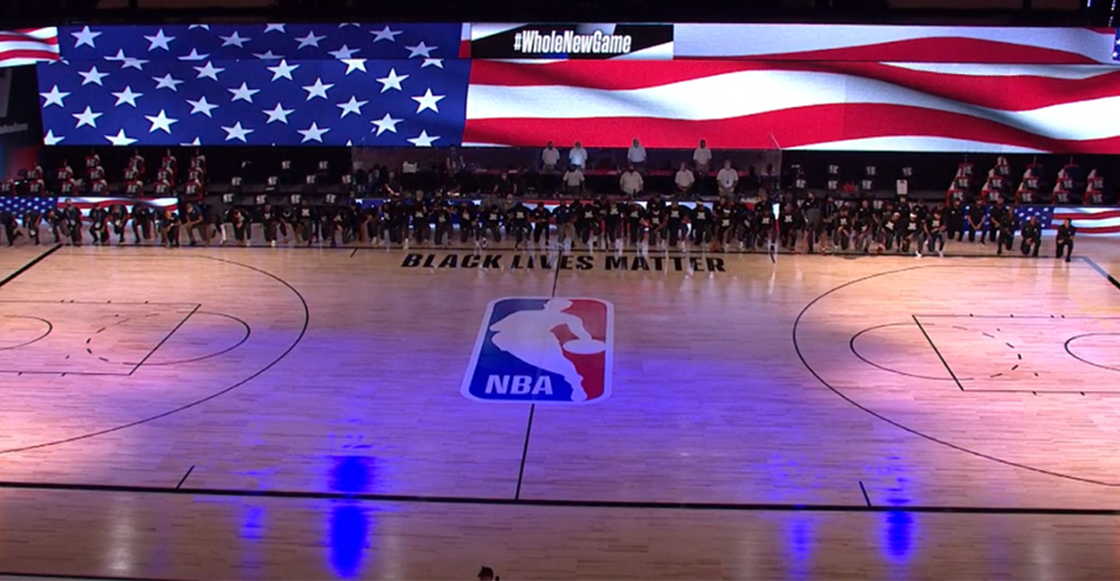 Black Lives Matter: Utah Jazz y New Orleans Pelicans reanudan la NBA arrodillados durante el himno