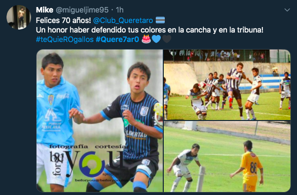 "Felicidades #Quere7ar0": Así 'celebró' la afición los 70 años del Querétaro