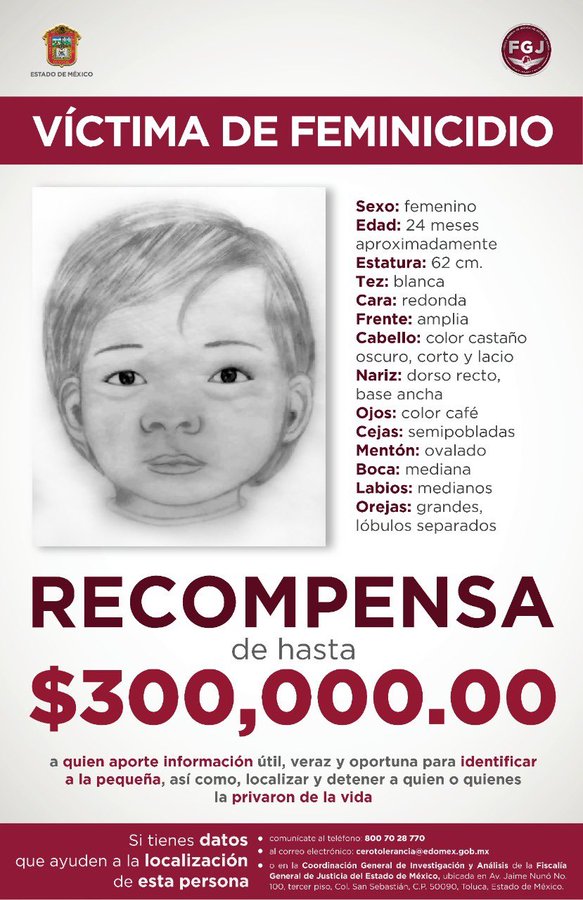 recompensa-feminicidio-bebe-edomex