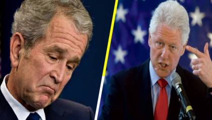 ¡Castigados! Esconden los retratos de George Bush y Bill Clinton en la Casa Blanca