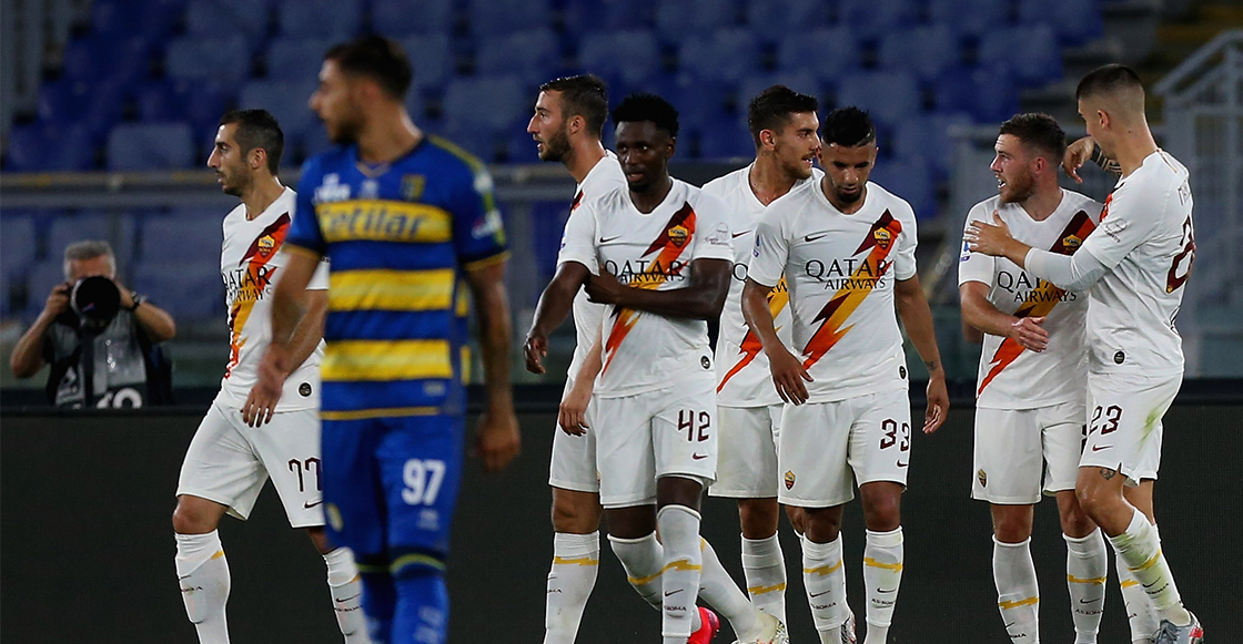 Roma derrota al Parma y le quita la marca al Napoli en la lucha por la Europa League