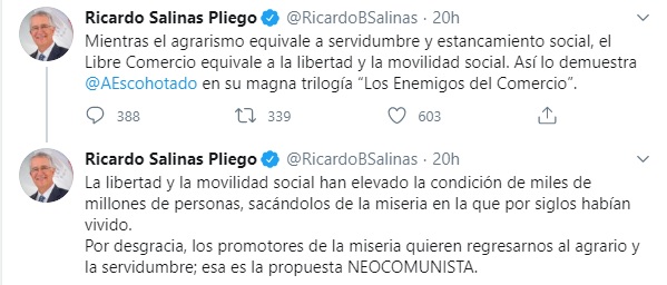 Tuit de Salinas Pliego
