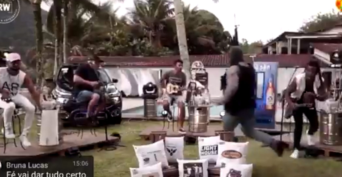 Eso no era parte del show: Tiroteo interrumpe el concierto en línea de una banda en Brasil
