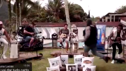 Eso no era parte del show: Tiroteo interrumpe el concierto en línea de una banda en Brasil