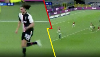 Se estrenó en la Serie A: El golazo de Adrien Rabiot 'a lo Messi' en el Milan vs Juventus