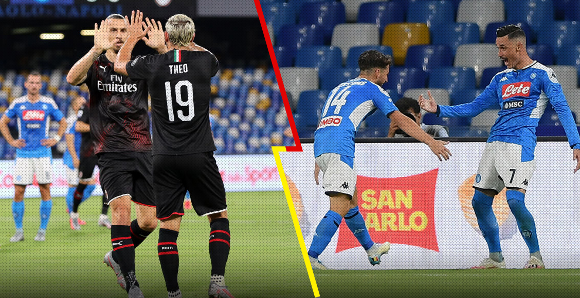 Los 16 del 'Chucky', lluvia de goles y las rachas: Así se vivió el empate entre Napoli y Milan