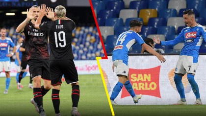 Los 16 del 'Chucky', lluvia de goles y las rachas: Así se vivió el empate entre Napoli y Milan