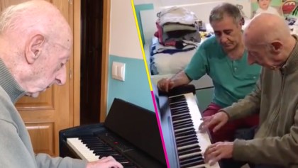 Abuelito toca el piano a los 101 años