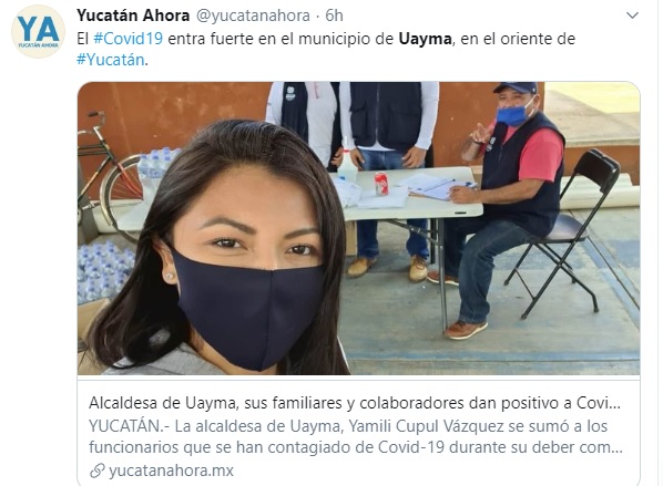 Alcaldesa de Uaymá