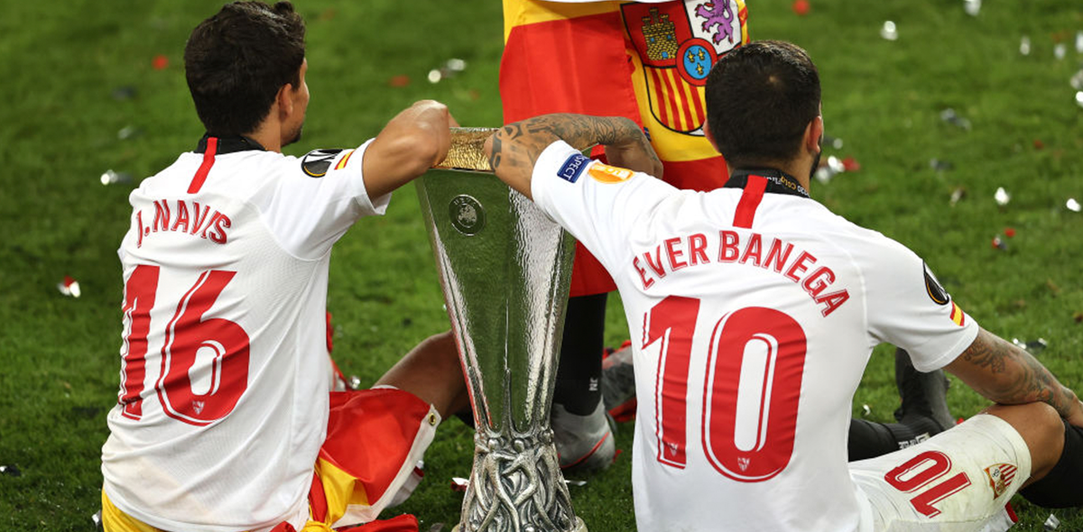 El llanto de Lopetegui y el adiós de Banega: El festejo del Sevilla tras ganar la Europa League