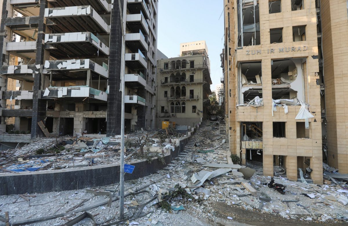 Explosión en Beirut Día después