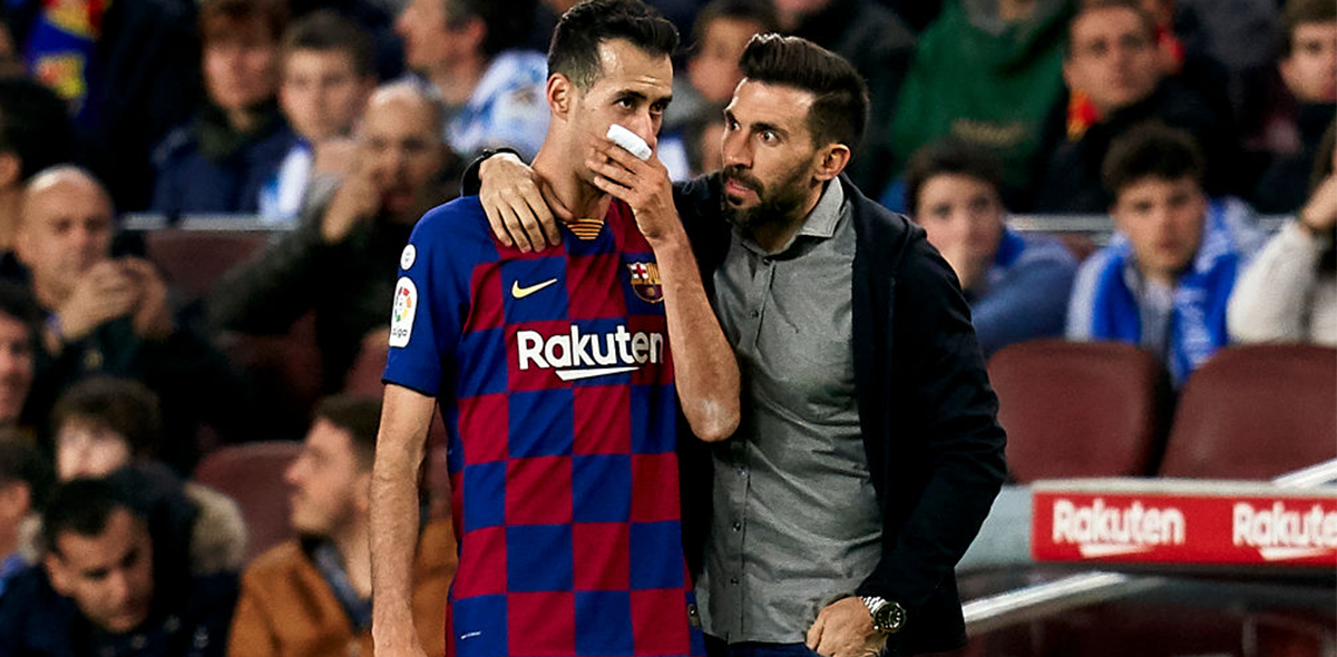 Sergio Busquets será el suplente de Frenkie De Jong