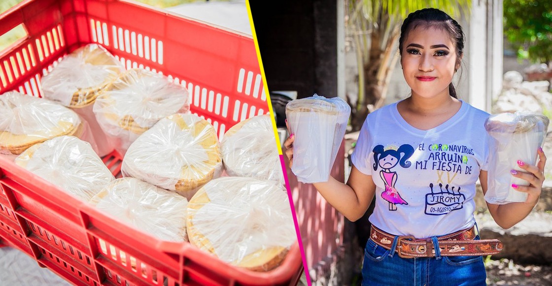 adolescente-fiesta-xv-yucatan-regala-comida
