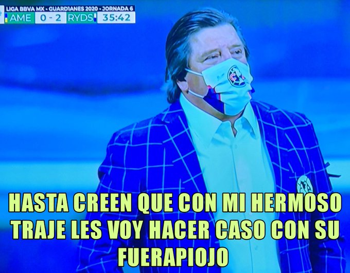Los memes y la afición del América piden "Fuera Piojo" tras caer ante Monterrey