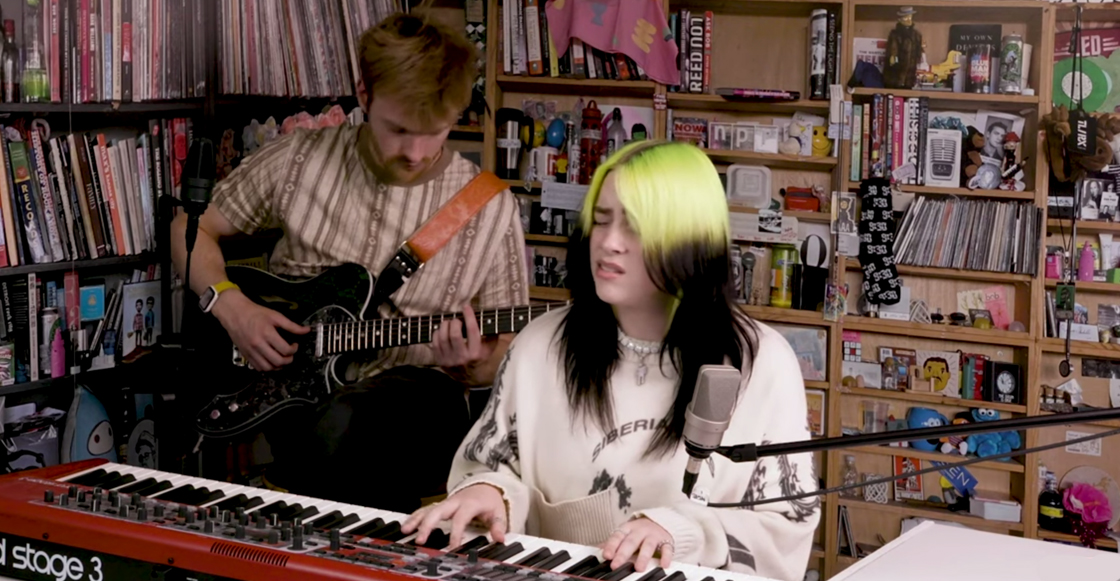 Billie Eilish en su Tiny Desk