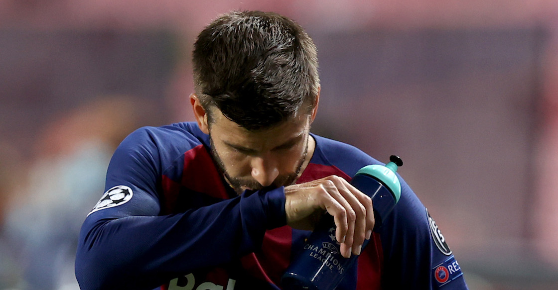 Piqué ofrece su cabeza tras la humillación del Barcelona: "Si me tengo que ir, me voy"