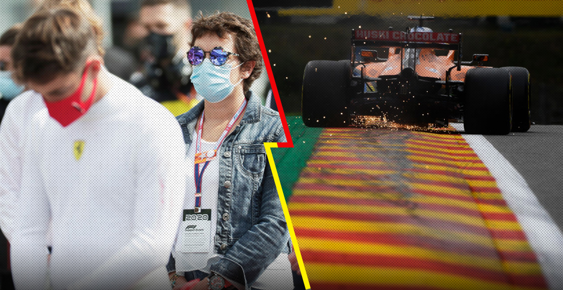 El minuto de silencio y el abandono de Carlos Sainz: Lo que no se vio del Gran Premio de Bélgica