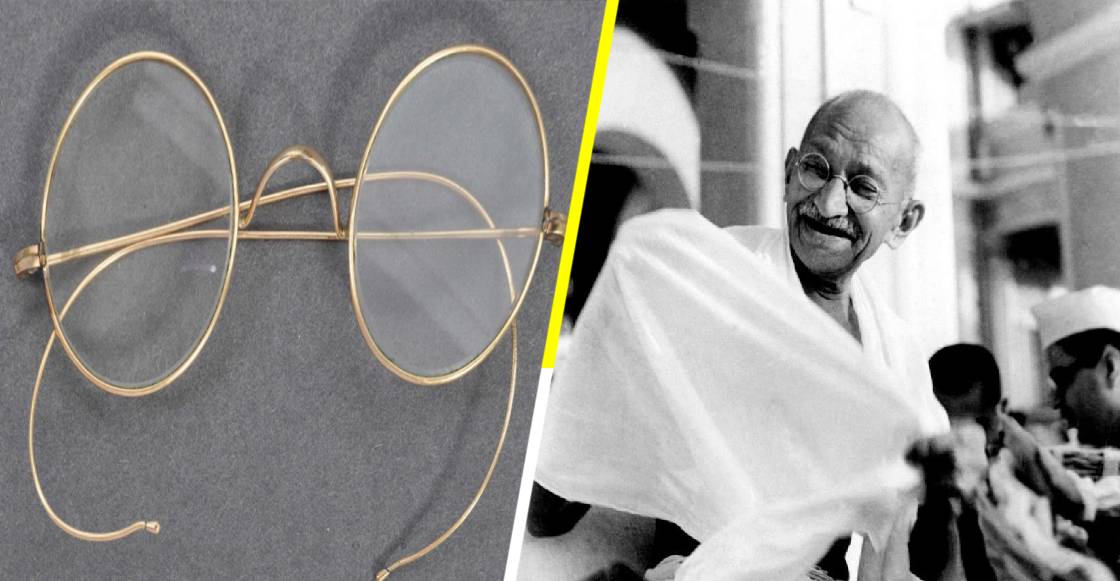 Los anteojos de Gandhi fueron subastados por más de siete millones de pesos