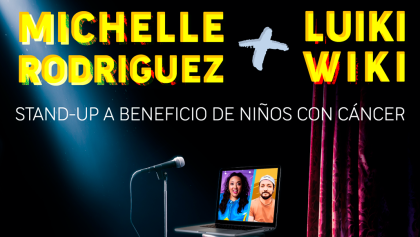 'Más ayuda el que más ríe': Michelle Rodríguez y Luiki Wiki armarán un show para apoyar a los niños con cáncer