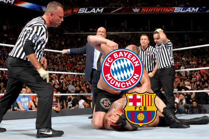 Barcelona memes Bayern Champions