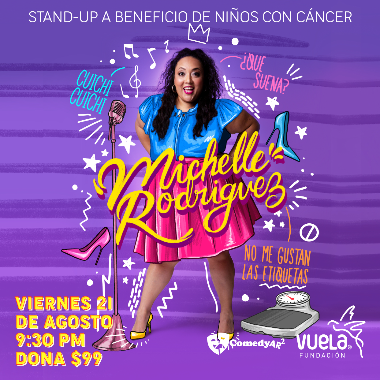'Más ayuda el que más ríe': Michelle Rodríguez y Luiki Wiki armarán un show para apoyar a los niños con cáncer