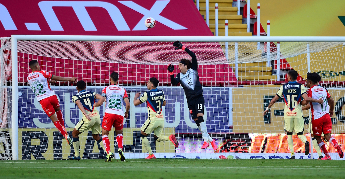 Necaxa vs América goles Liga MX