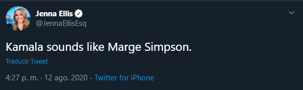 Respuesta Marge Simpson a Jenna Ellis