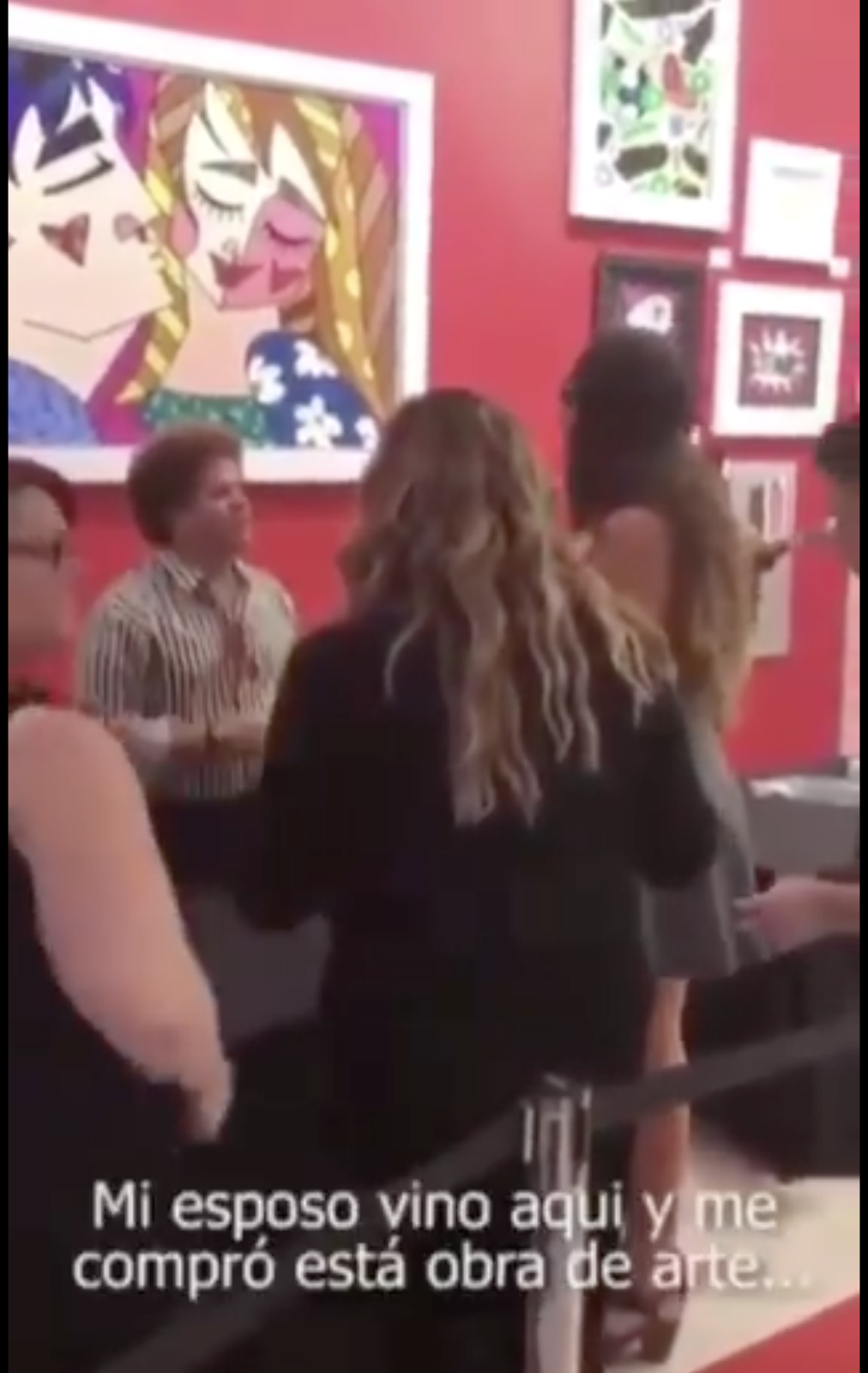 La supuesta verdad detrás del video donde una mujer destruye una pieza de Romero Britto