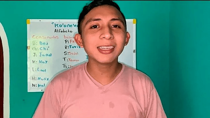 Santos Tuz: El joven que la está rompiendo en TikTok por enseñar maya