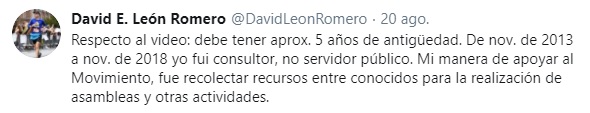 Tuit de David León