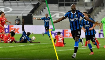 ¡El 'Tanque'! Romelu Lukaku hizo un gol desde el suelo y acá te lo dejamos