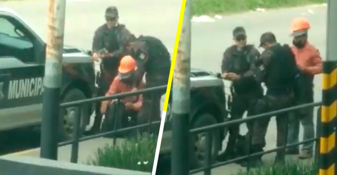 Captan a policías de Tlaquepaque robándole dinero a un trabajador