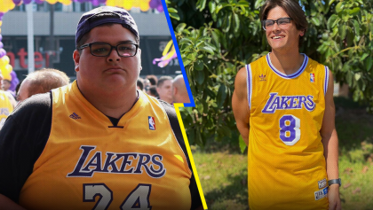 La historia del fan de los Lakers que adelgazó 80 kilos inspirado en Kobe Bryant