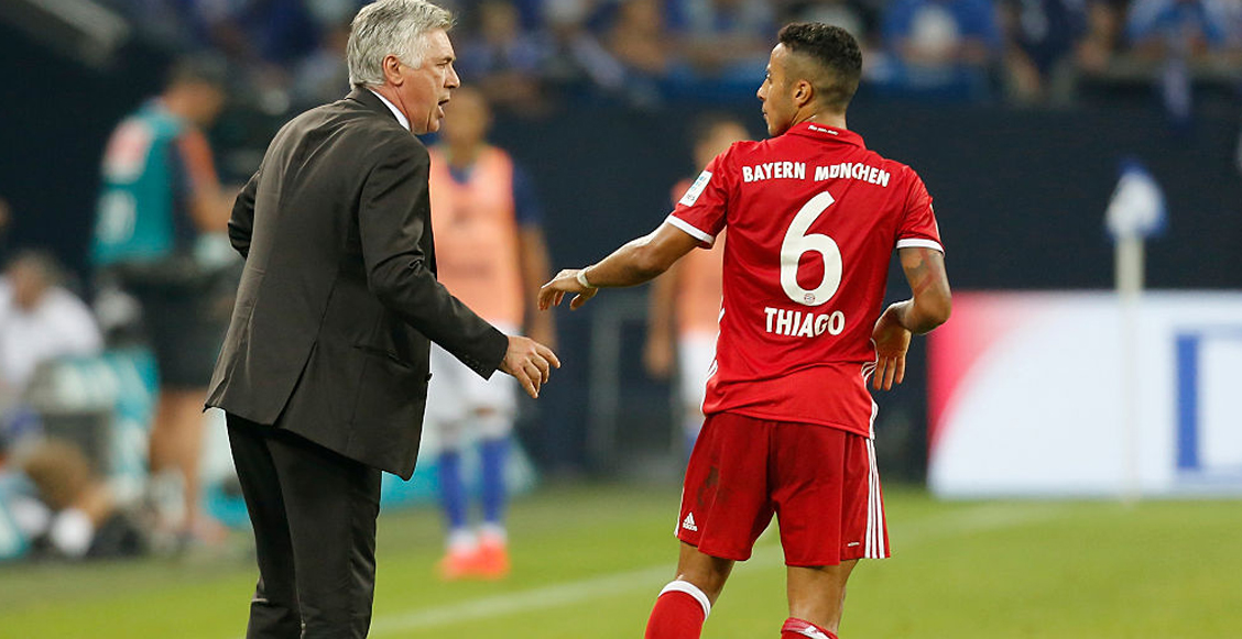 "Se equivocó de equipo": La peculiar broma de Ancelotti con el fichaje de Thiago al Liverpool